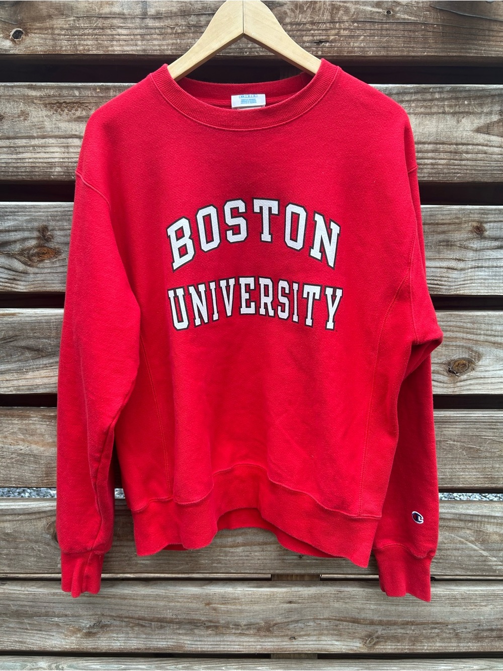 Boston University Champion Sweatshirt - M